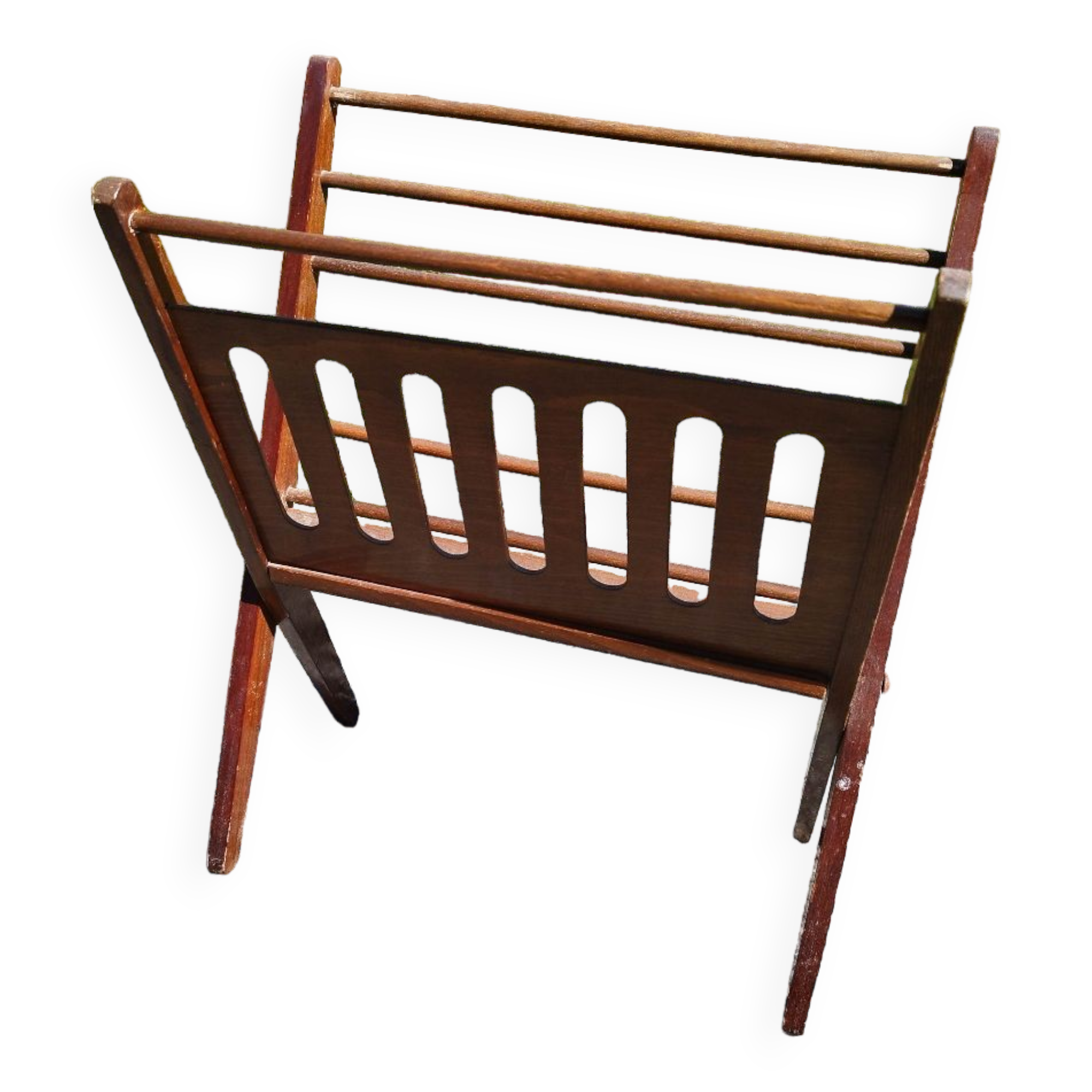 Scandinavian style folding magazine rack by Cees Brackman for Pastoe 60/70