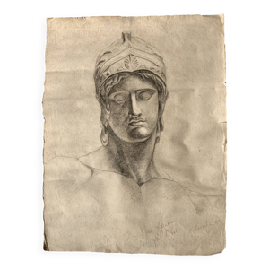 Tête grecque neo classique