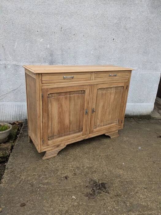 Natural wood sideboard
