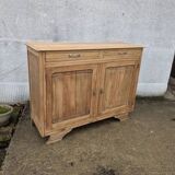 Natural wood sideboard