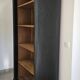 Library shelf cabinet of curiosities Art Nouveau black