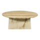 1970s Italian Travertine Minimalist Geometric Coffee Table. Modern/Midcentu