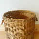 Cache-pot vintage en osier