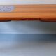 Danish rosewood and blue ceramic tile coffee table, Denmark 1960s