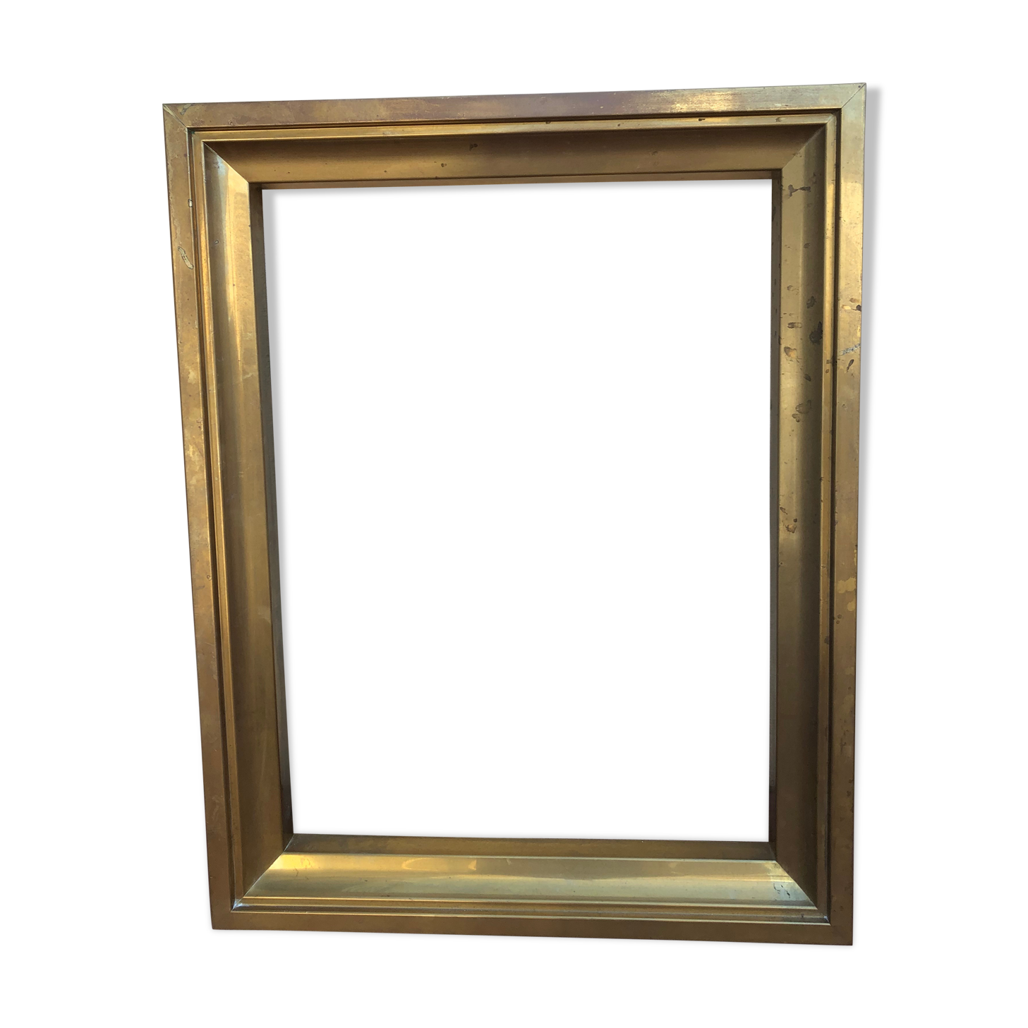 Gold metal frame