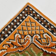 Wine Red & Orange Classic Vintage Kilim Rug, 171x289Cm