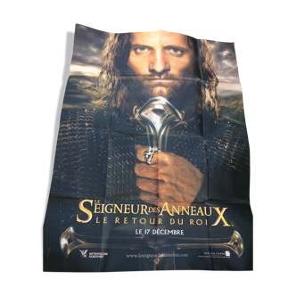 Affiche de cinema le seigneur des anneaux