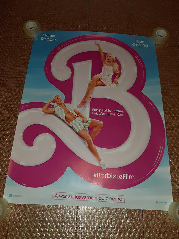 Affiche de cinéma Barbie le film 40x60 cm