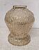 Vintage Amber Cut Glass Lampshade