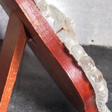 Venetian mirror 22cm X 24 cm Murano glass to pose 50s