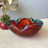 Cendrier Murano Sommerso vintage