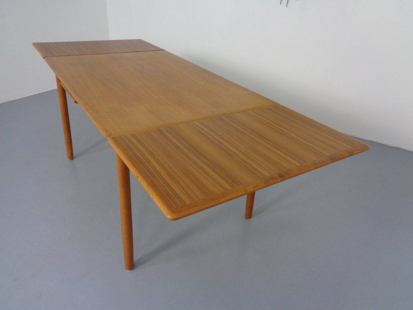 Large Danish Teak Extendable Dining Table, 1960s