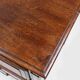 French rustic chest of drawers in solid oak with 3 drawers, ca. 1850