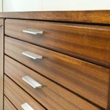 Enfilade en teck vintage de Blanc et Newto