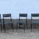Série de 6 chaises’s d’école industrielle empilable