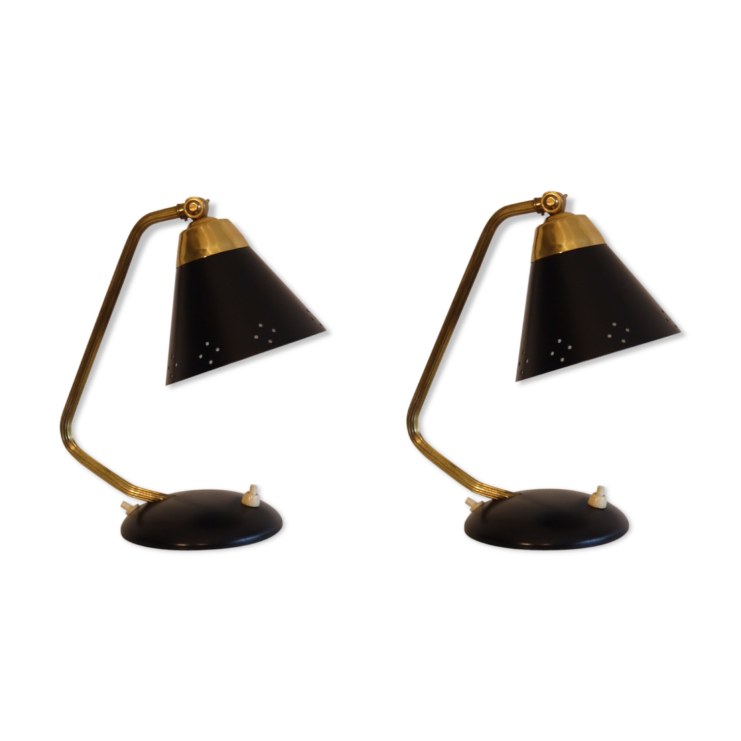 Pair of Scandinavian lamps or wall light 1960