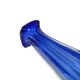 Vase, mid-century modern, blue glass, by J. Hospodka, Czechoslovakia, 1960s.