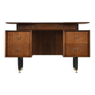 Bureau 'Librenza' des années 1950 par Donald Gomme pour G Plan en bois de Tola. Vintage / Moderne