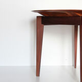 1950s vintage extendible teak dining table by Vittorio Dassi