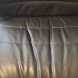Leather armchair attributed to Richard Sapper