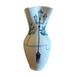 Vase en céramique vintage art Provencal , Lavandou