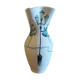 Vintage ceramic vase art Provencal , Lavandou