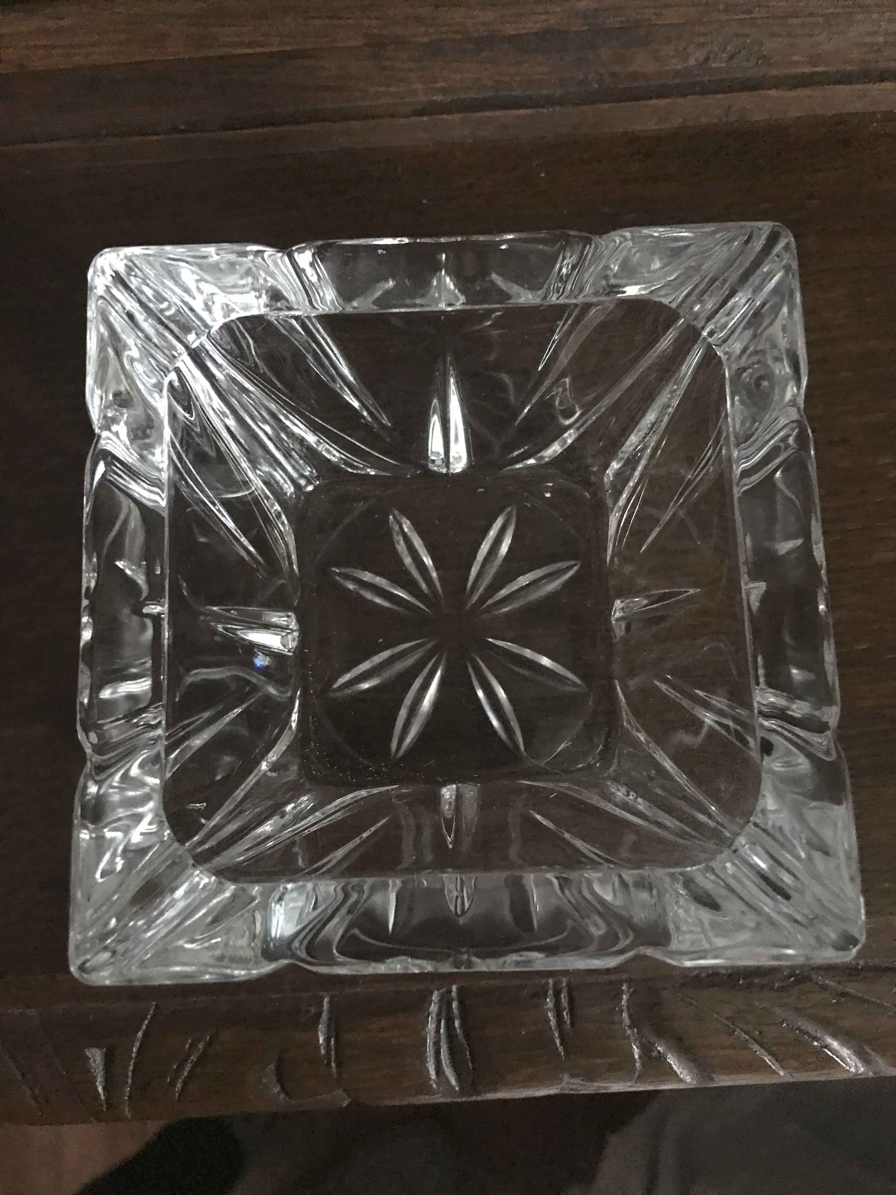 Glass ashtray