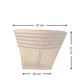 Vintage Mossi woven straw basket - Handicraft