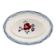Large oval serving dish Digoin Sarreguemines model Magali.