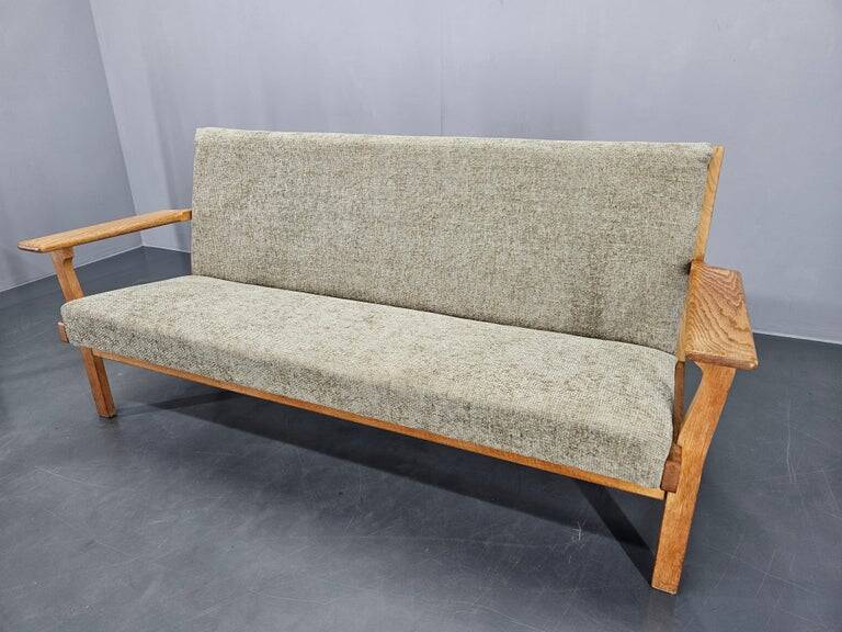 Canapé 3 places par Hans J. Wegner pour Getama, Danemark, années 1960