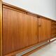 1960s Vintage Large Minimalistic Mid-Century Teak Sideboard