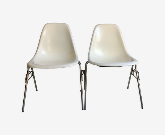 Paire de chaises Dss de Charles et Ray Eames Herman Miller
