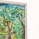 Swedish Original Mid-Century Oil On Board Painting" Clearing" by Stig Allan