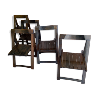 Set 5 folding chairs