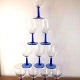 Vintage cobalt blue stemmed lenses