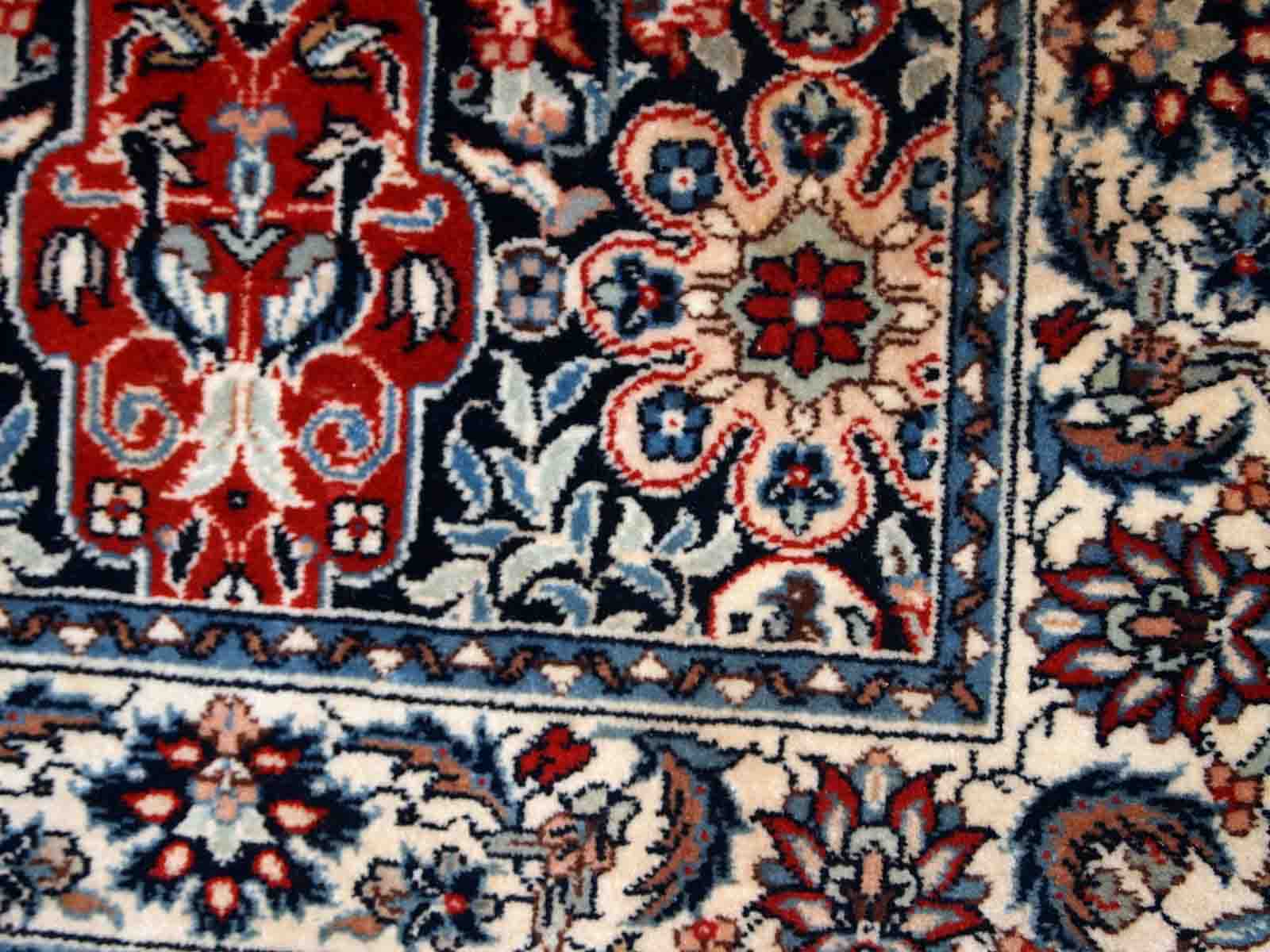 Persian Carpet Tabriz handmade 71cm x 140cm 1950