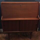 Secretary, vintage teak desk Scandinavian design
