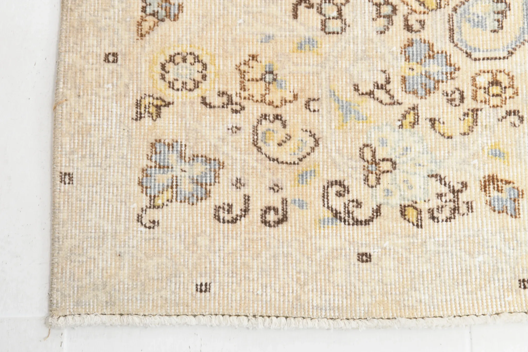 5x9 Ivory & Cream Oriental Persian Rug, Vintage Classic Home Decor Carpet