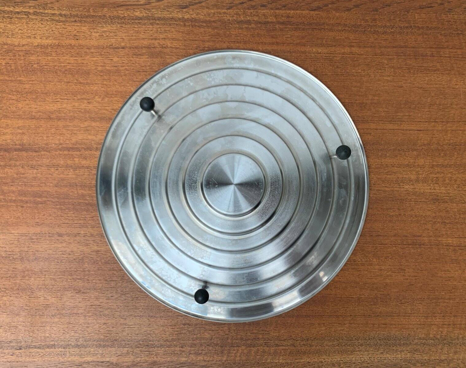 Large postmodern Danish metal bowl by Menu, 1980s.