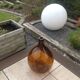 Old demijohn bonbonne smoked glass