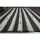 Black Beige Kilim Handmade Wool Antique Area Rug 186x291
