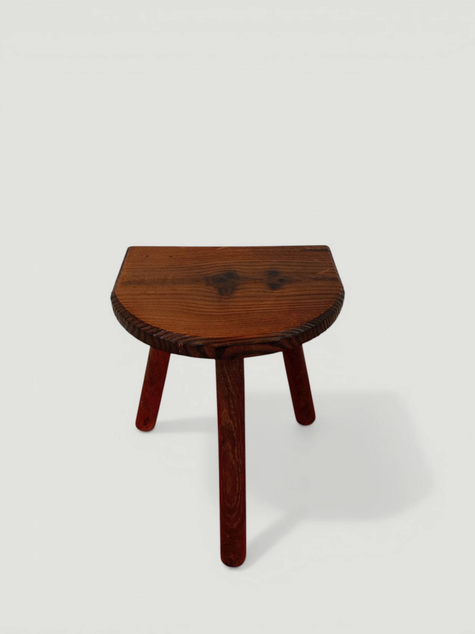 Tripod demi-stool, plant stand, side table.
