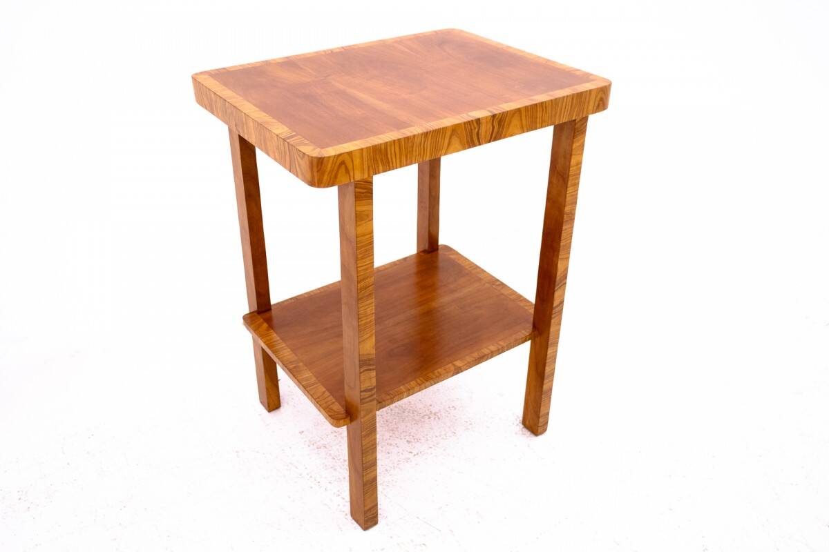 Table basse Art Déco, Pologne, vers 1950.