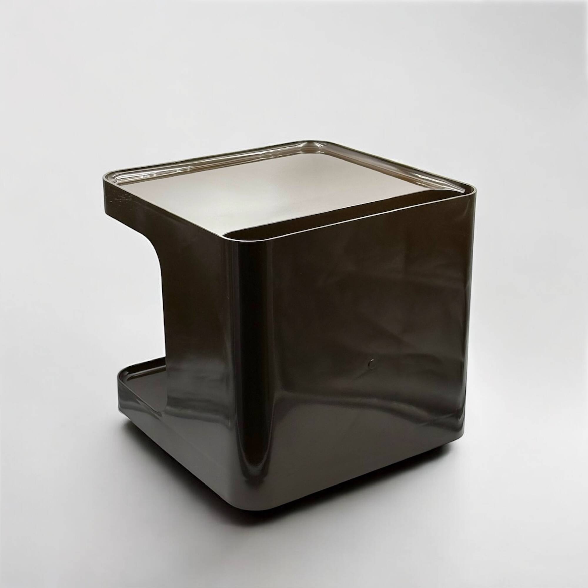 Brown 1970s Space Age Bar Cart Game by Marcello Siard for Longato