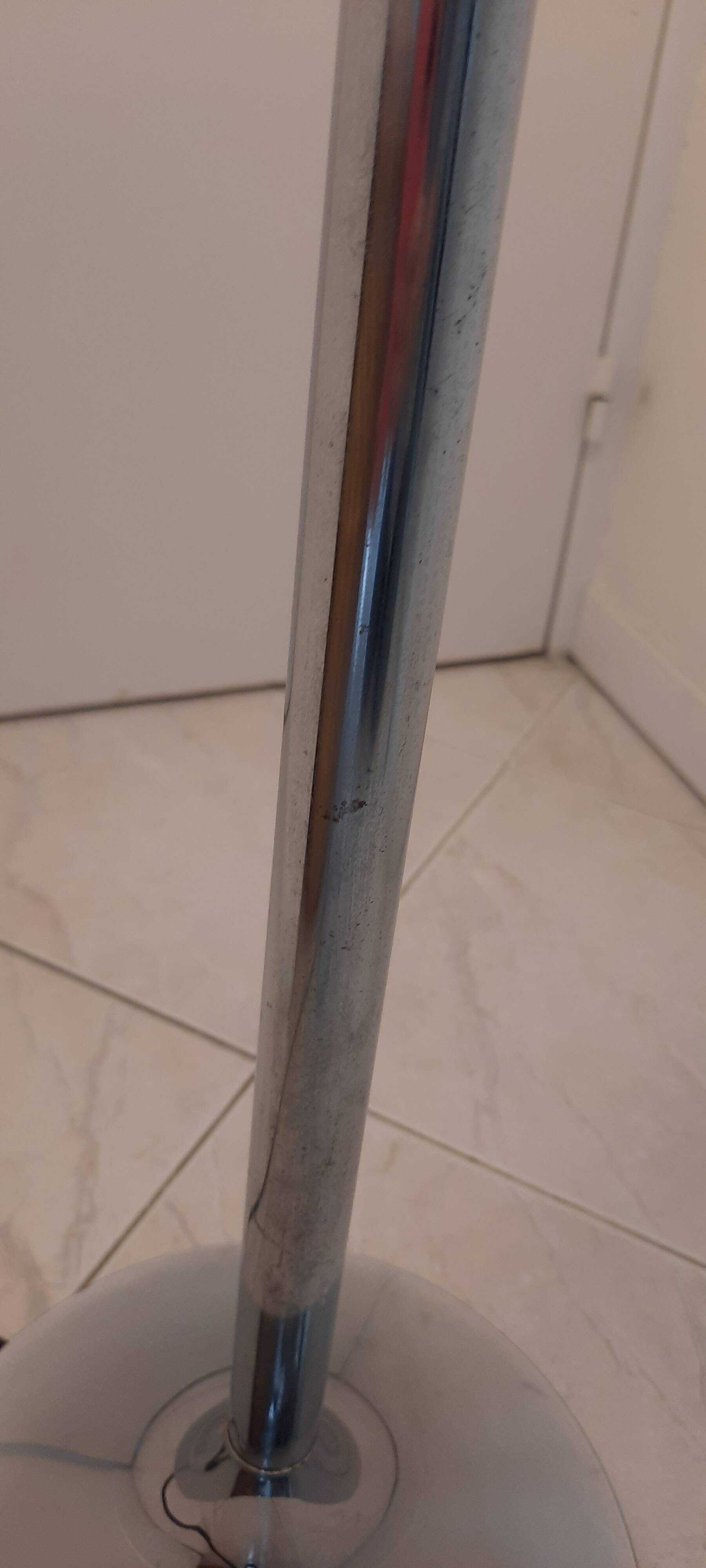 Oxar Space Age floor lamp with light flowers from the 70s.