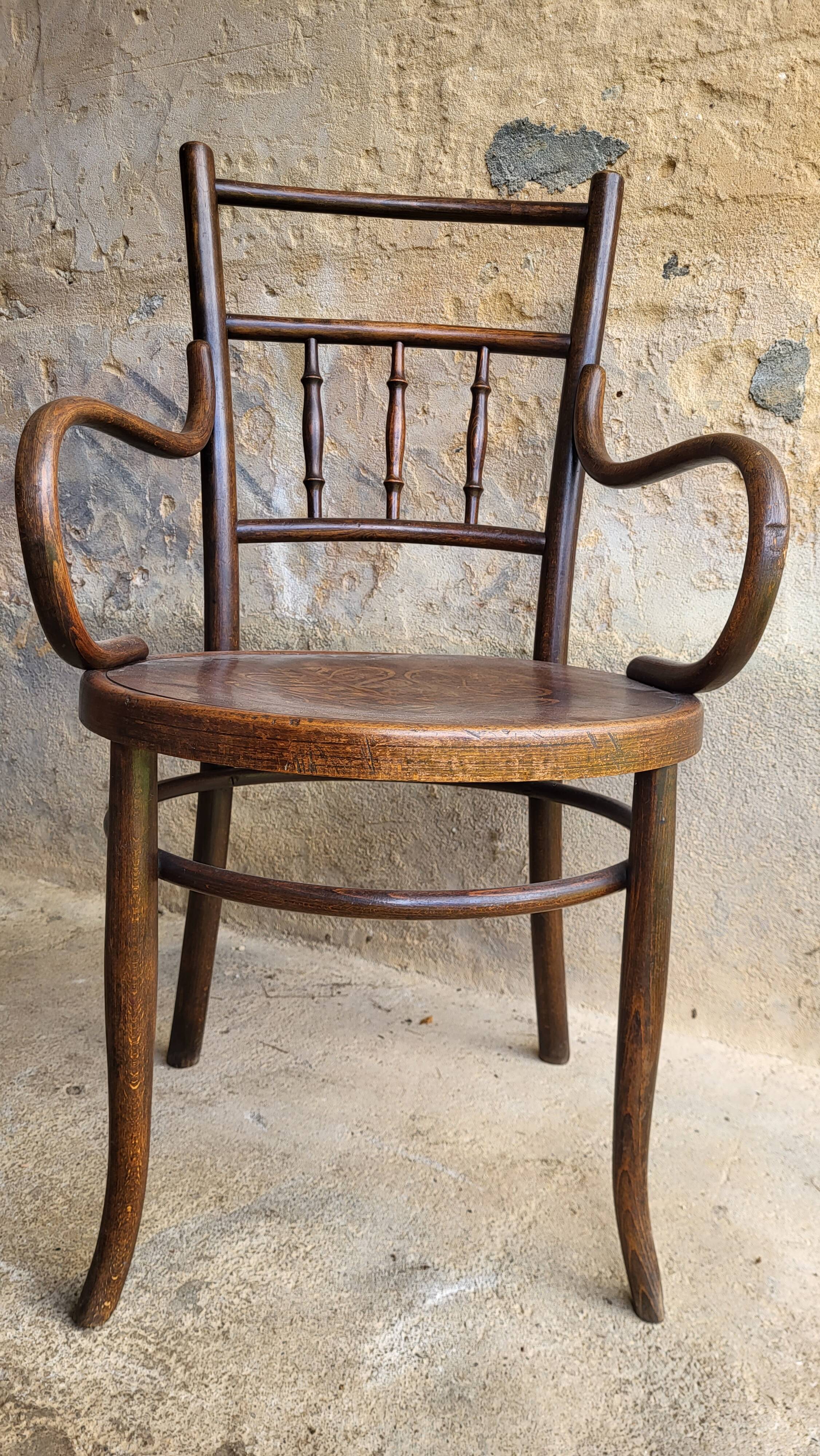 Fischel bentwood armchair 1920