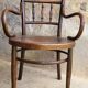 Fauteuil Fischel en bois courbé 1920
