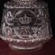 19th Century French Hand Blown Decanter with F letter engraved