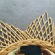 Rattan sun mirror 60 cm
