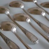 12 silver plated soup spoons Frionnet François